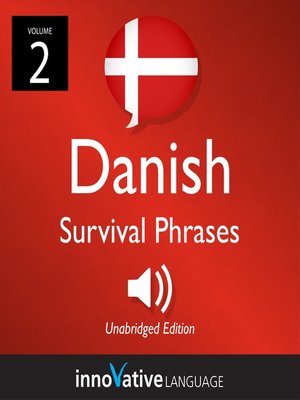 cover image of Danish Survival Phrases, Volume 2